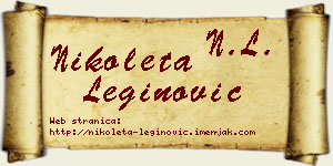 Nikoleta Leginović vizit kartica